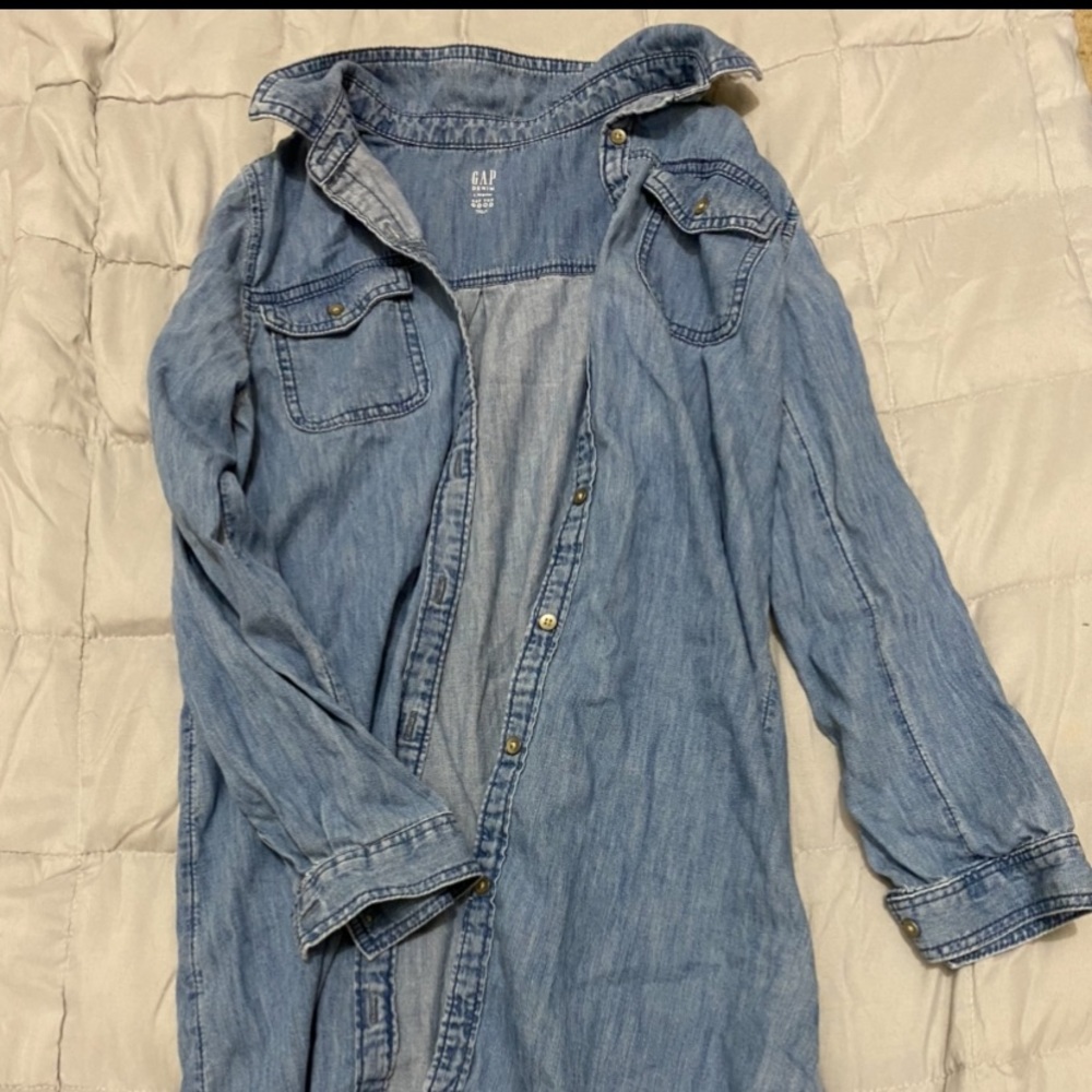 Gap Denim Button up Dress